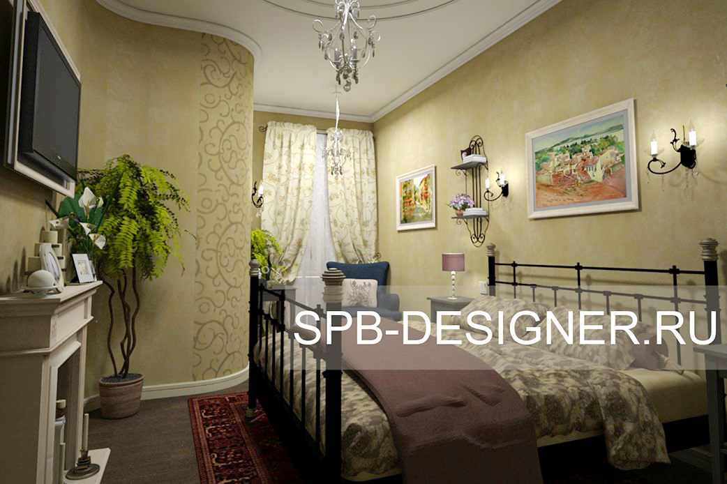 дизайн интерьера спальни современный стиль
